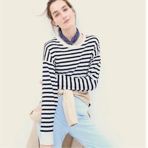 Jcrew Long-sleeve slub cotton T-shirt